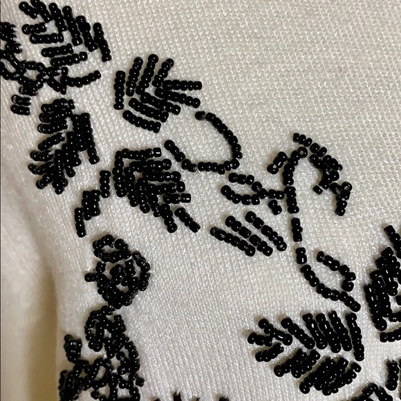 Pursuits Ltd. Button-Down Beaded Cardigan - Picture 3 of 8